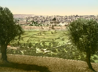 Vue générale de Jérusalem depuis l